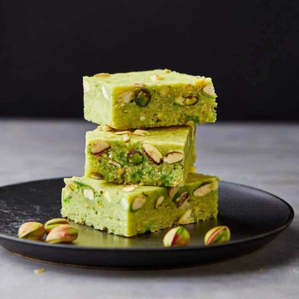 Pistachio barfi