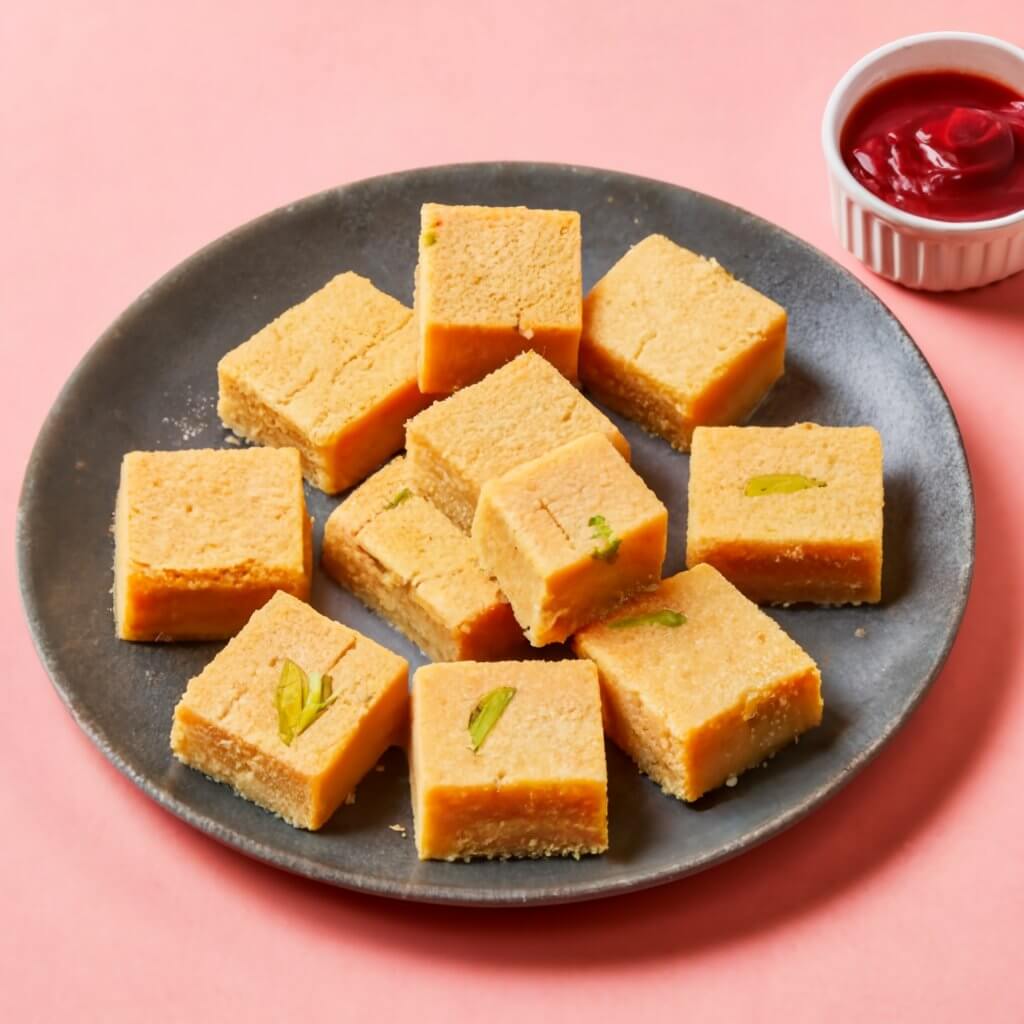 Indian barfi sweets